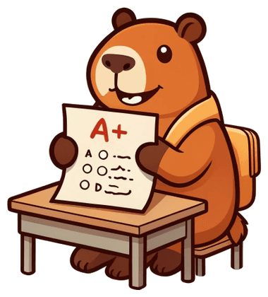 Капибара радуется оценке «A+»